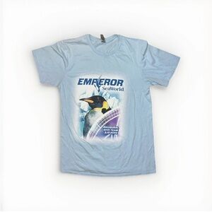 VTG Emperor Inaugural Dive Team 2022 Sea World San Diego T Shirt Size S Blue